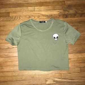 Alien Crop Top